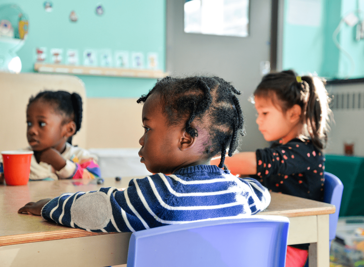 Children at the table