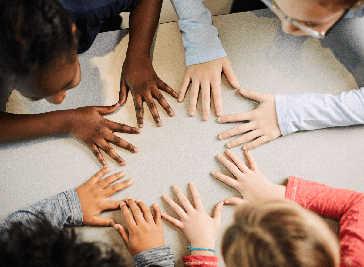 Children's hands